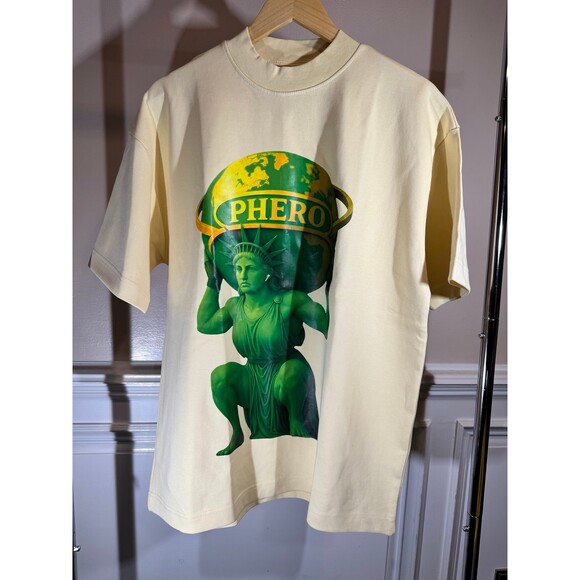 Other - Men’s Cotton Graphic T-shirt Statue of Liberty PHERO Movement Medium